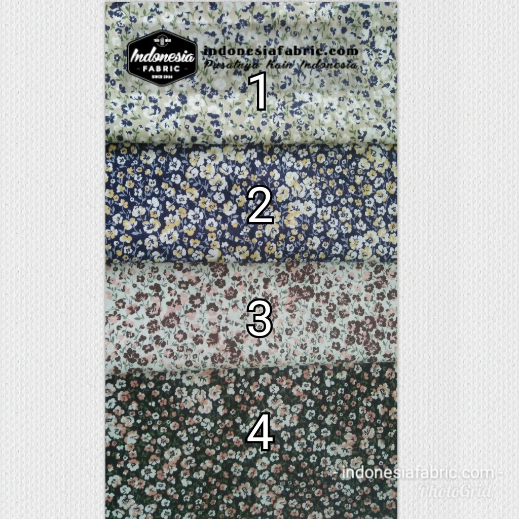 [Toko Kain Grosir] Kain Gamis Kain Mukena Kain Katun Jepang ori Tokai Motif Daffodil