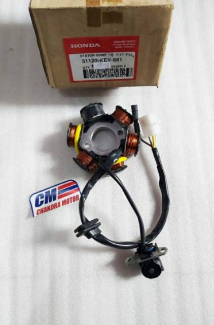 Spul spol stator comp statorcomp supra x 100 asli HONDA AHM 31120-KEV-881