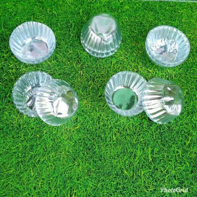 Cetakan puding mika Cristy kcl/cetakan agar-agar/jelly/cetakan coklat mini isi 100 pcs