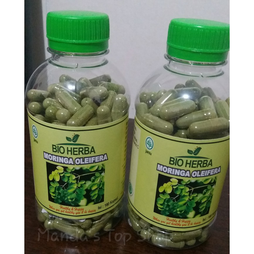 BIO HERBA MORINGA OLEIFERA / JAMU KAPSUL DAUN KELOR / OBAT HERBAL - ju833