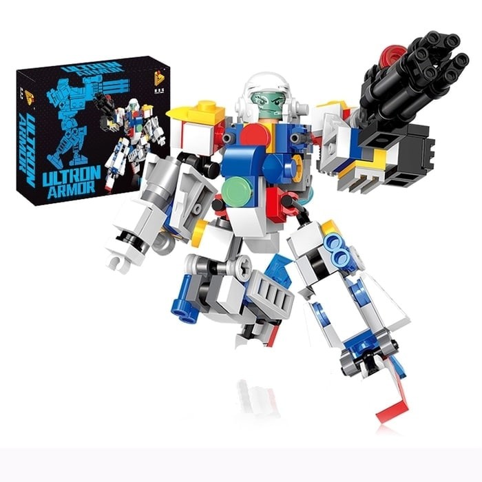 ROBOT... Mainan Lego Robot Gundam Ultron Armor 621004 Fighting Angel 160pcs