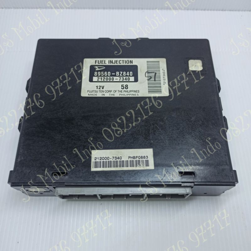 Ecu Komputer Computer Fuel Injection All New Avanza 89560-BZ840 Ori 2010 2011 2012 2013 2014 2015