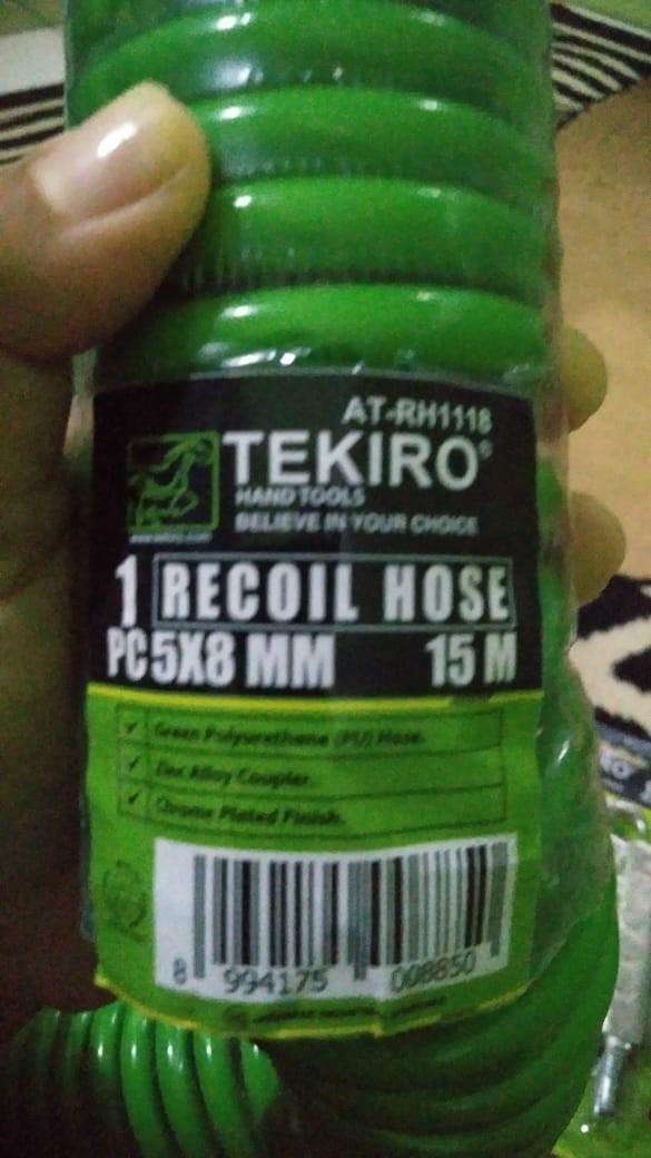 Paket Isi Angin Ban Untuk Kompresor Selang Dan Air Duster Full Tekiro