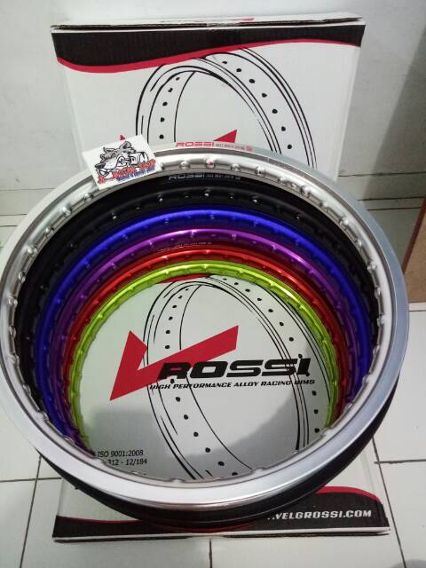 Sepasang Velg Rossi 140 140 Ring 17