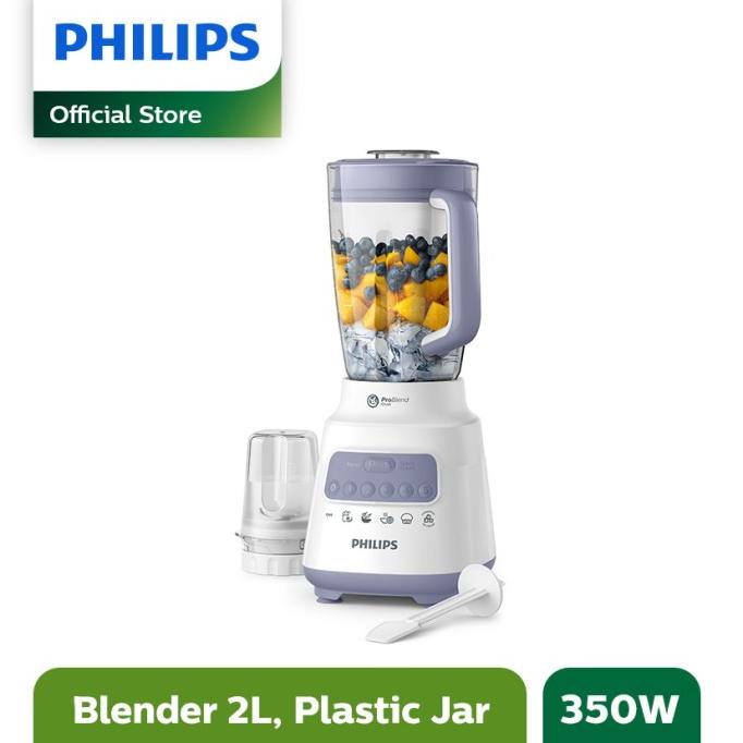 Philips Blender 5000 Series 2L Plastic - Lavender HR2221/00 -Alat Dapur