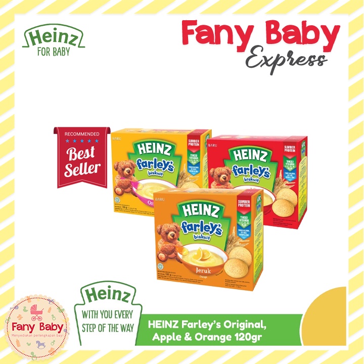 [BUY 1 GET 1] HEINZ FARLEYS RUSK / BISKUIT BAYI 120G