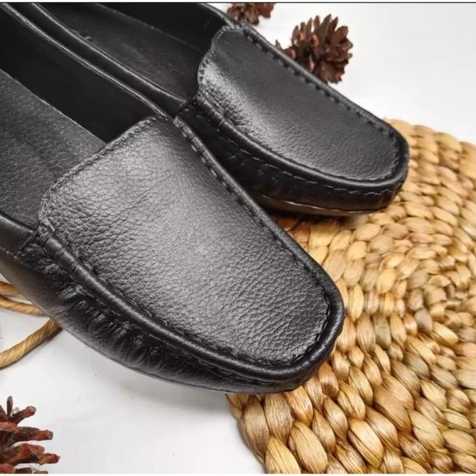 Premium Product Sepatu Pantofel Wanita Yumeida Karet - Sepatu Pantofel Hitam Wanita - Paling Diminat