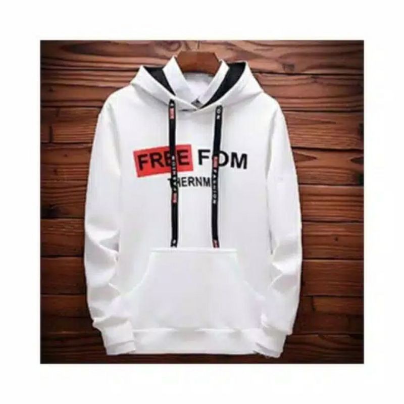 FREEFOM SWEATER HOODIE | Hoodie Sweater Pria Terlaris