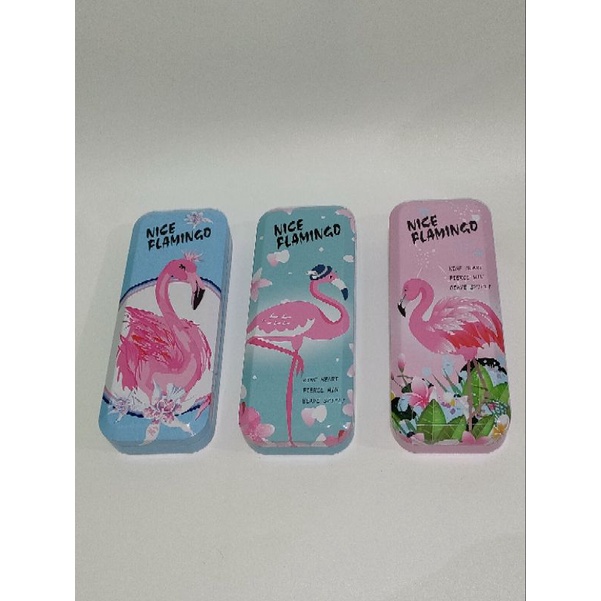 

KOTAK PENSIL/DUSGRIP KALENG FLAMINGO