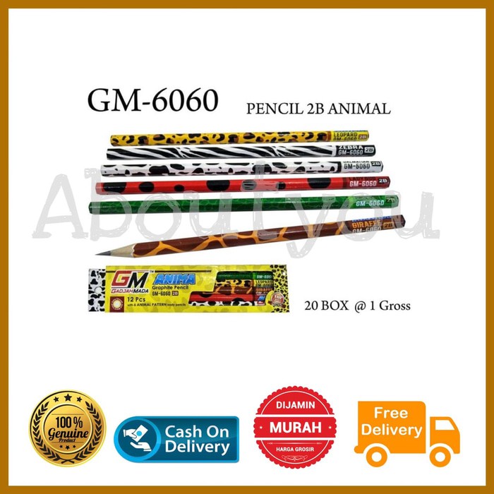 

NEW STOCK PENSIL / PENCIL KAYU SERUT MURAH GROSIR ANIMAL