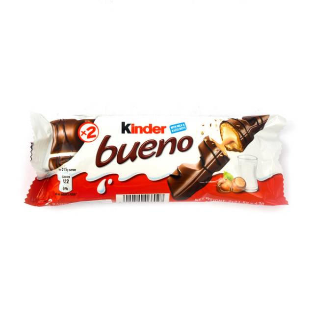 

kinder joy cokelat kinder bueno dengan susu dan kacang hazelnut 43gr