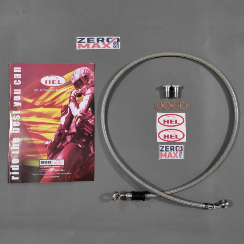 Selang Rem Depan HEL ORIGINAL Yamaha All New Aerox 155 Connected NON ABS Yamaha Aerox Old NON ABS Cl