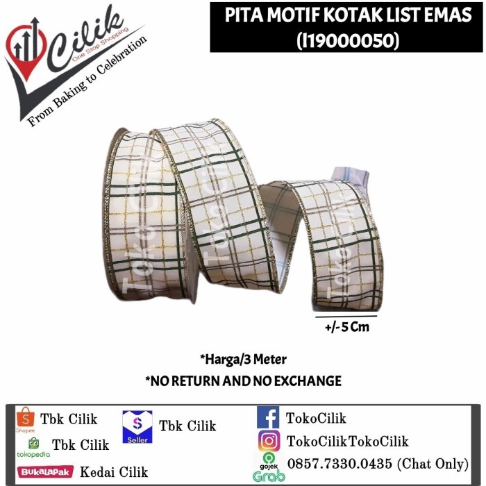 

Pita+Meteran+Motif+Kotak+List+Gold+Ikat+Hampers+Cake+Parsel+Gift+Kado 044
