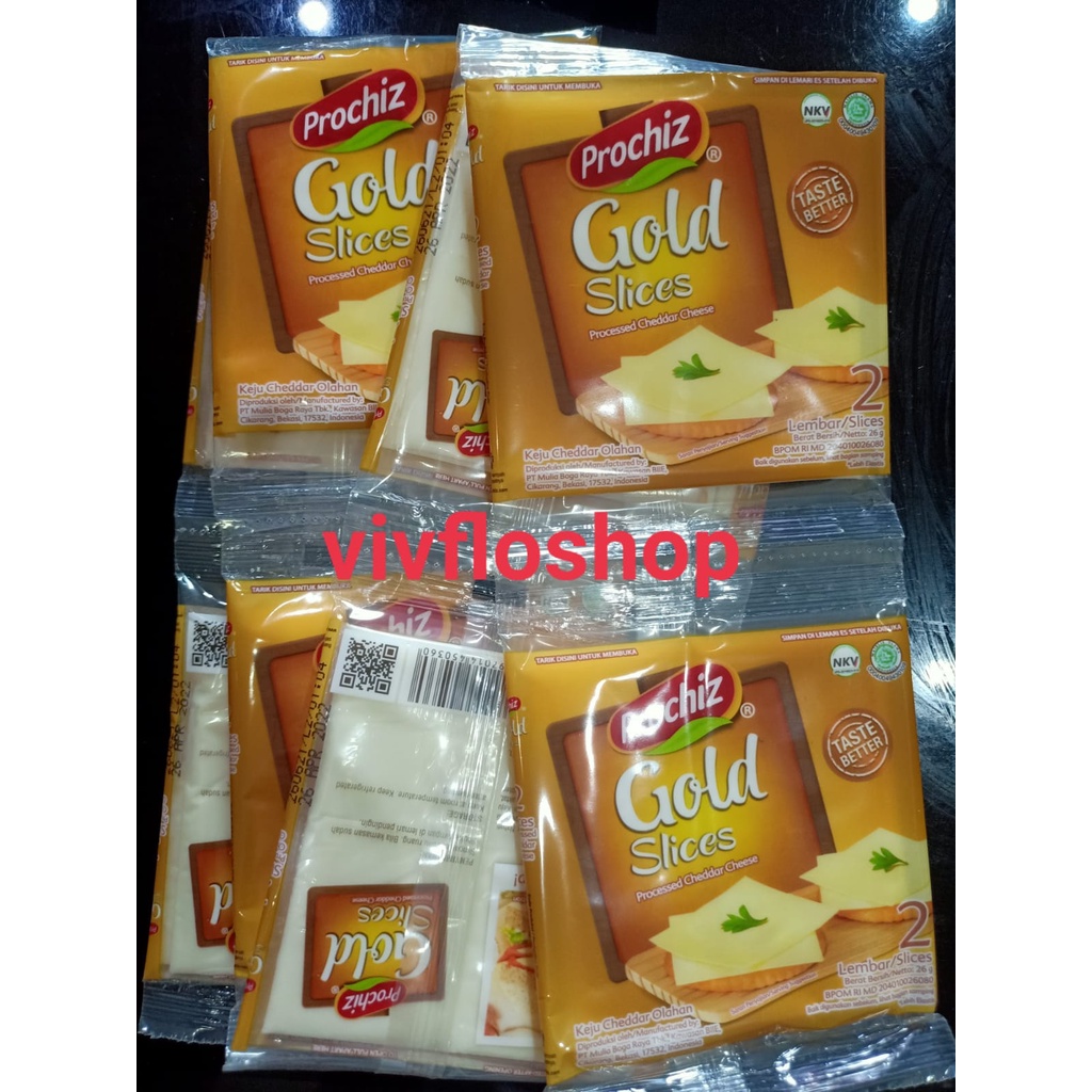 

Keju Prochiz GOLD Slices Sachet (8 x 2 pcs)