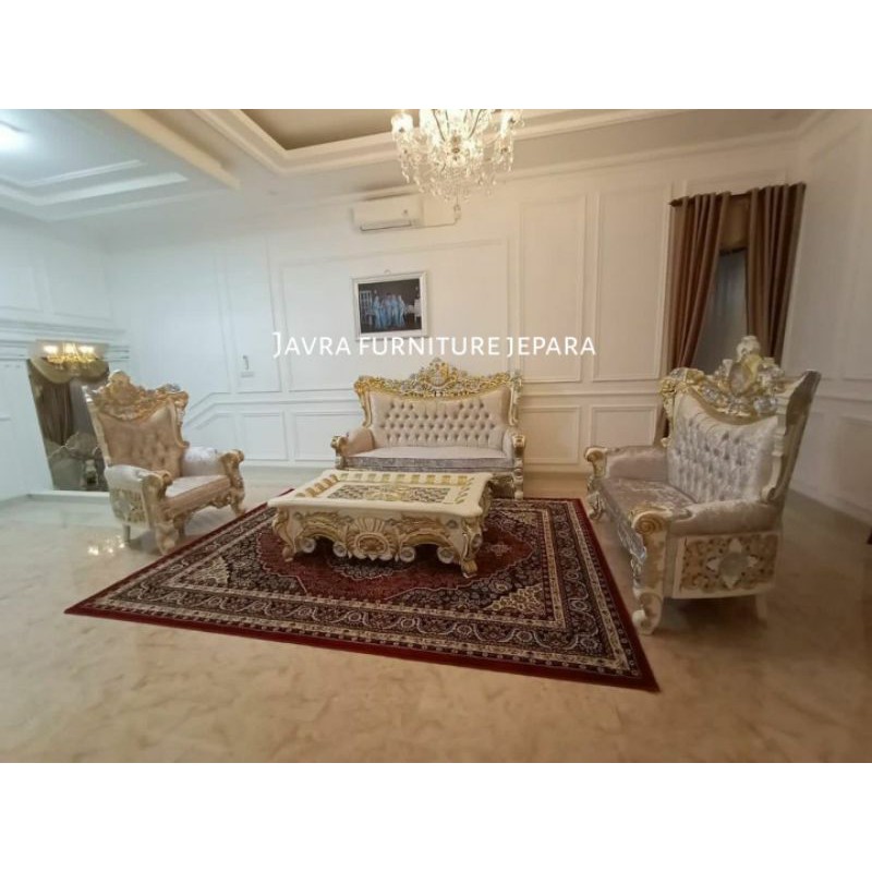 Sofa bellagio sofa ukir jepara sofa mewah bahan kayu jati pilihan furniture asli jepara