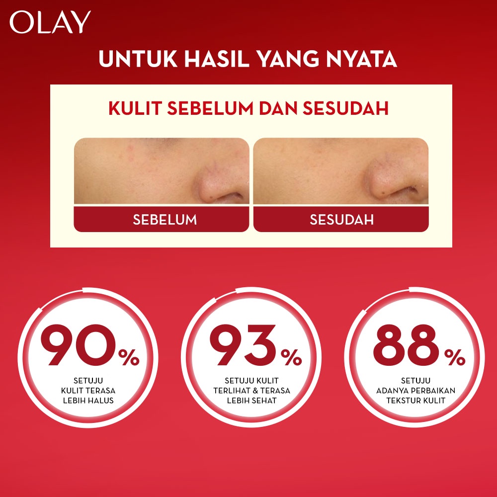 Olay Antioxidant Moisturizer 50gr Skin Barrier Cream Anti Aging + Niacinamide+Vit Serum 30ml Essence Pencerah Skin Care