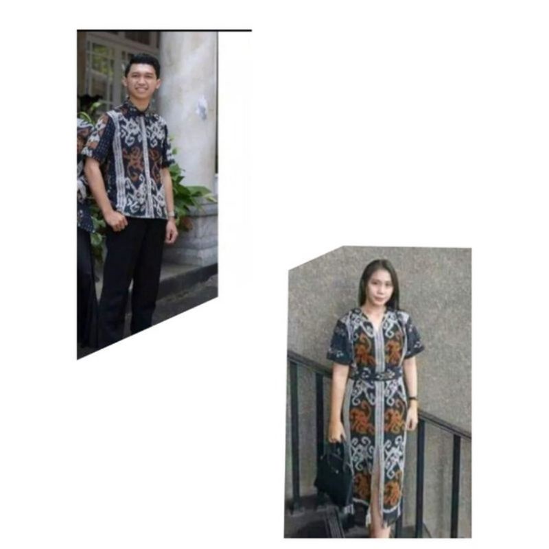 Dress tenun modern / Kemeja tenun modern / Couple modern etnik