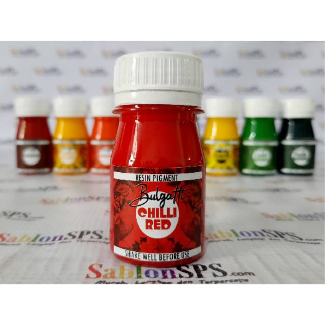 PIGMEN PEWARNA RESIN CHILI RED/PEWARNA RESIN MERAH CABE 45GR