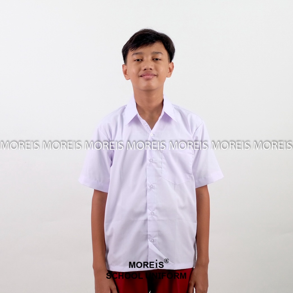 Seragam Baju Putih Polos Lengan Pendek (Anak)