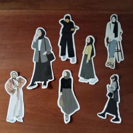 

Sticker OOTD/ Sticker Hijab | Sticker Strapbook OOTD | Sticker Journal Hijab