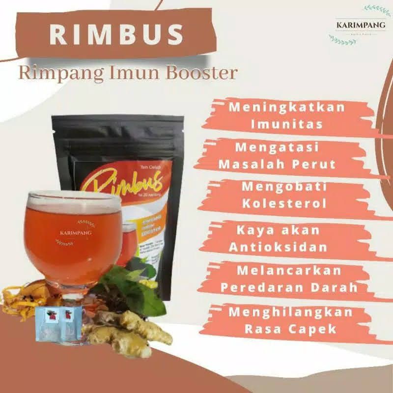 

Wedang Rempah Celup Herbal RIMBUS with Jahe Emprit