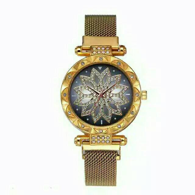 Jam Tangan Wanita Magnetik Motif Baling-baling Hiasan