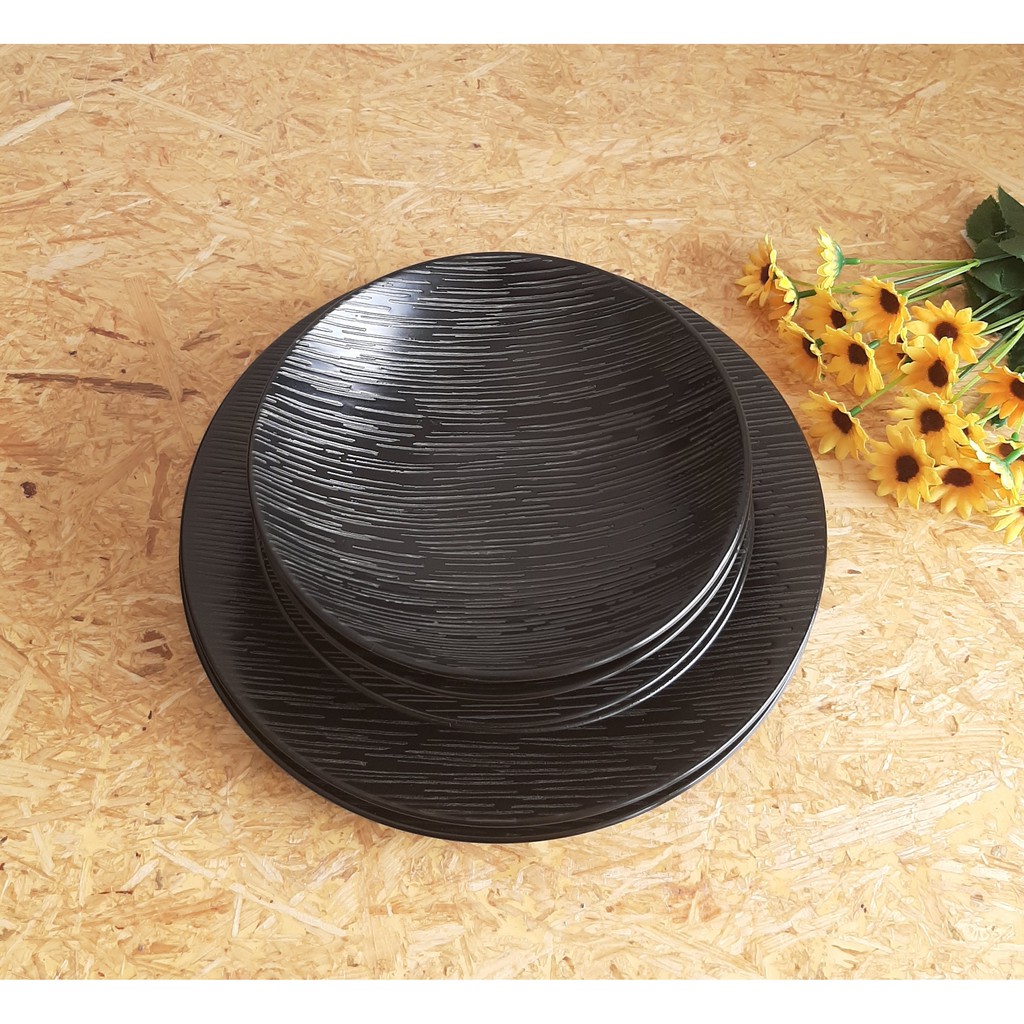 00136 Dinner Set Keramik Tekstur Facemoon Set 6 Pcs / Dinner Set Keramik Tekstur / Dinner Set