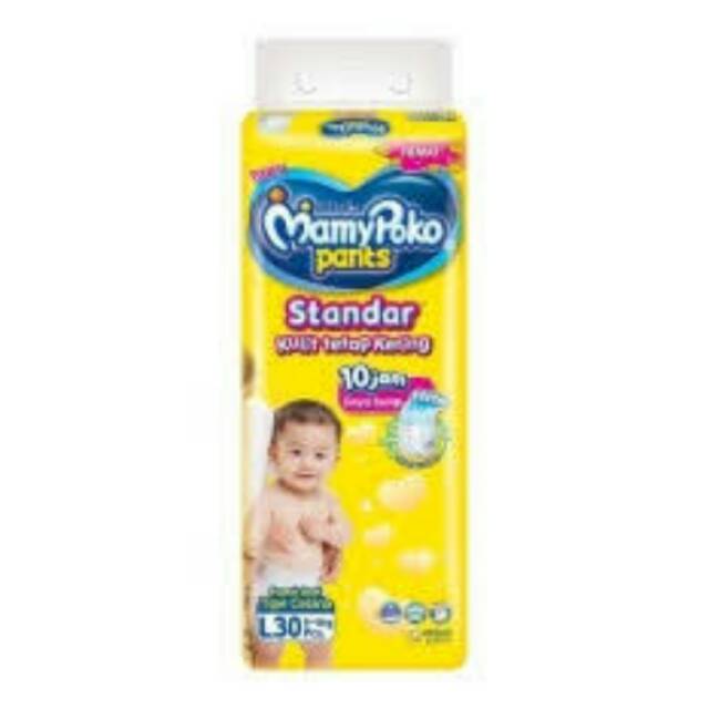 MamyPoko Pants Standar extra kering Size L Isi 30