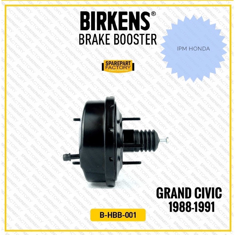 Brake Booster Boster Rem Honda Civic Grand 1988 1989 1990 1991 46400 SH3