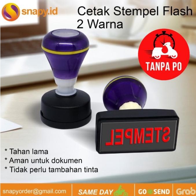 

Cetak Stempel Flash| Stample Flash 2 Warna