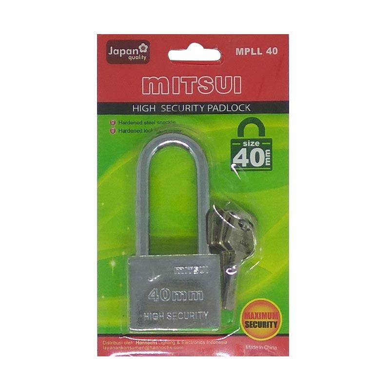 Gembok Mitsui MPLL 40 - 40 mm / Padlock Mitsui Leher Panjang