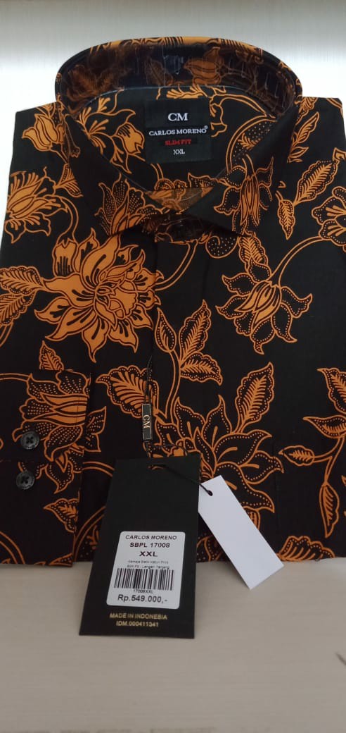 Carlos Moreno Kemeja Batik Pria - Bagaskoro