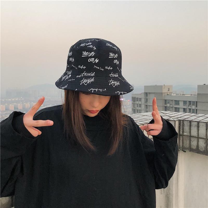 BUCKET THUG LIFE STYLISH AND TRENDY KOREAN LOOK