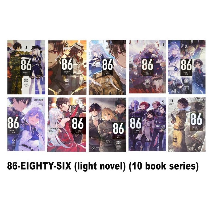 [ENGLISH] LIGHT NOVEL EIGHTY SIX 86 VOL 1 - VOL 11 UPDATE - ASATO ASATO [ORIGINAL]