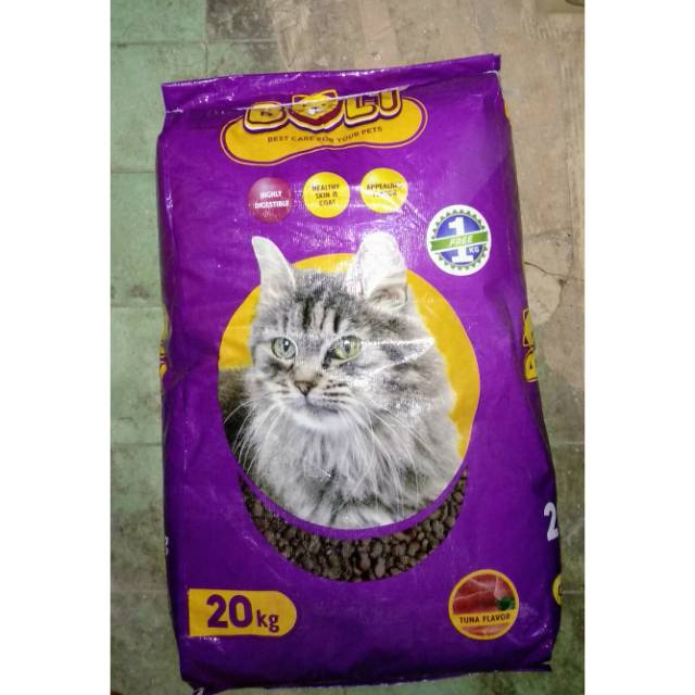 Makanan kucing Bolt 20 Kg