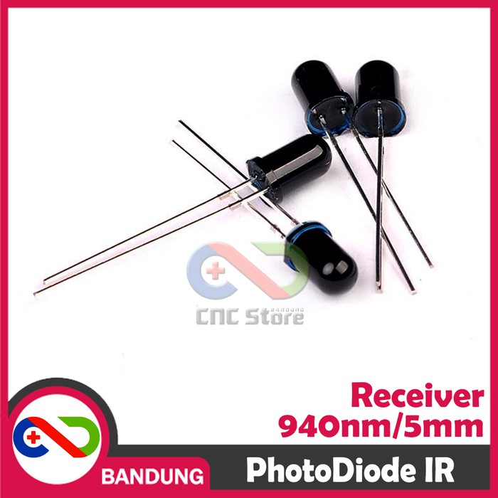 IR INFRARED PHOTODIODE RECEIVER PENERIMA 940NM 5MM