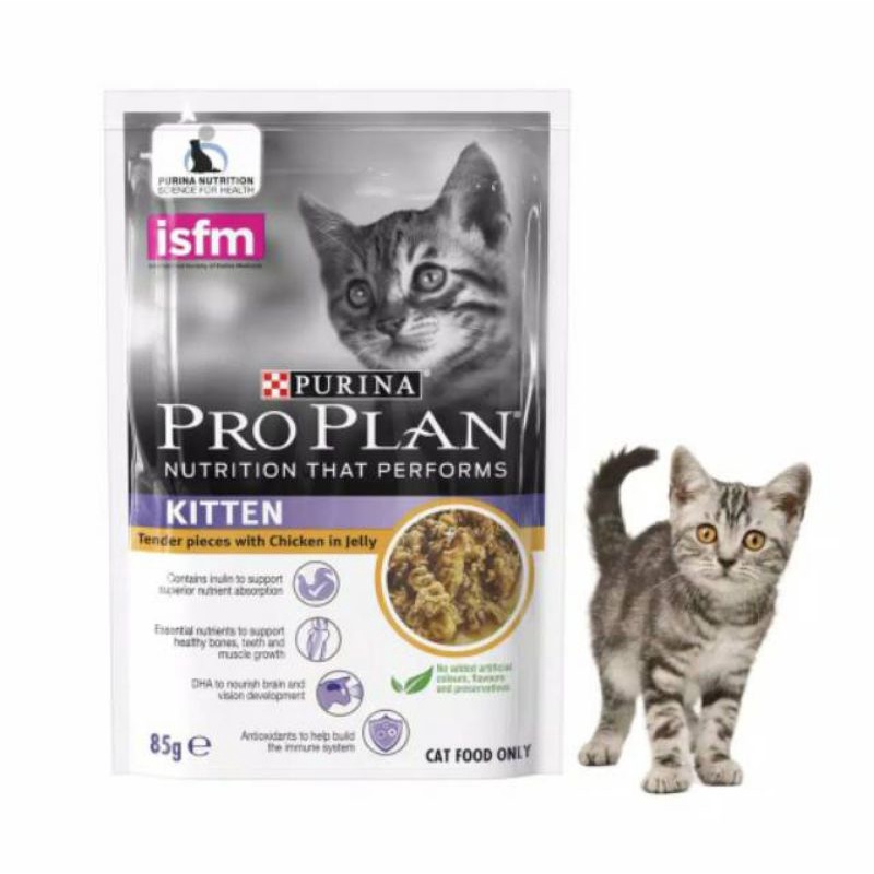 proplan kitten sacheat 85gr chicken in jelly