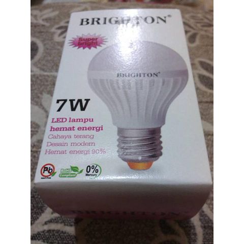 Bohlam LED 7watt Putih ( Cool White )