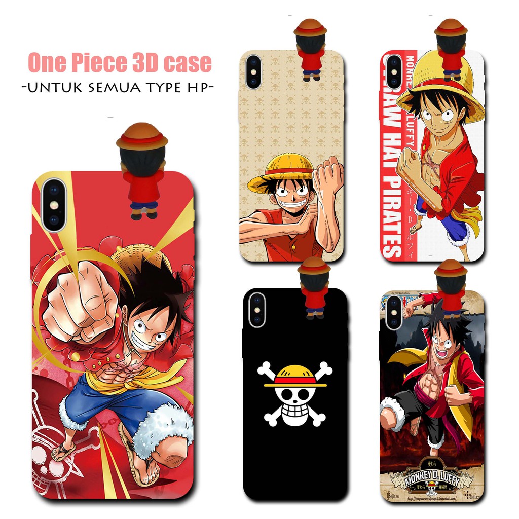 [SILIKON] case casing one piece luffy oppo vivo redmi realme samsung iphone asus