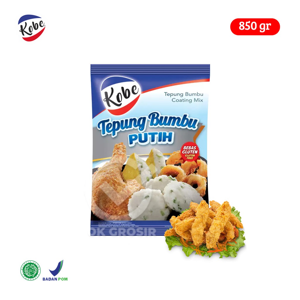 

Kobe Tepung Bumbu Putih (850 gr)