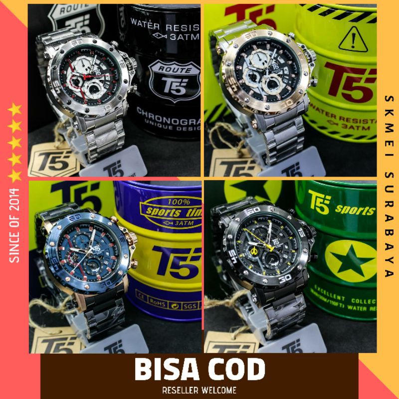 T5 H3723 ORIGINAL JAM TANGAN PRIA ANTI AIR