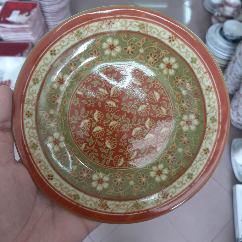 MAROKO KHASMIR LEPEK CAKE PLATE(15CM) /PIRING KUE/LEPEK/PIRING KECIL/SANGO