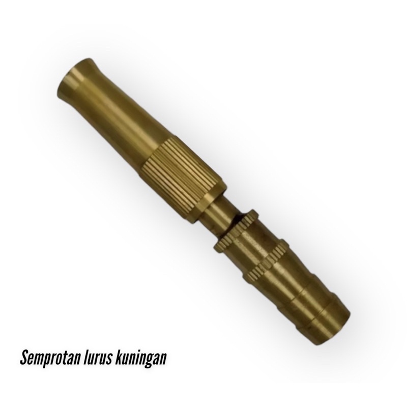 Semprotan nozzle lurus kuningan 1/2inch