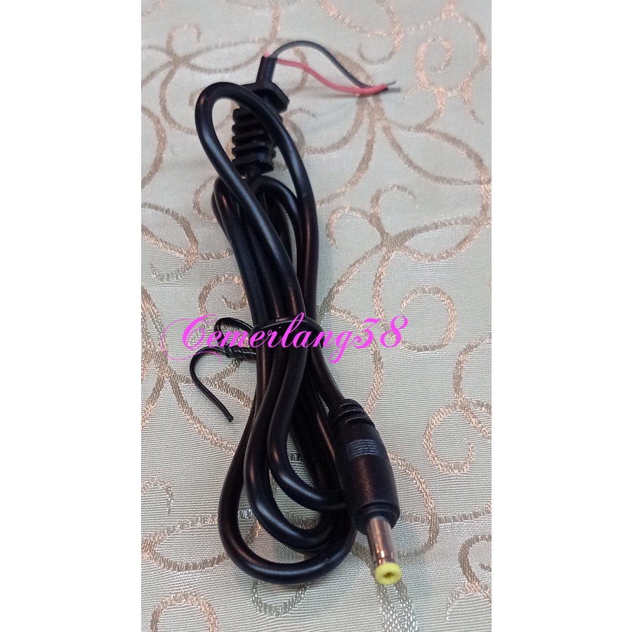 Kabel Jack DC Male 4.0mm x 1.7mm kabel buntung jack adaptor DC cowok