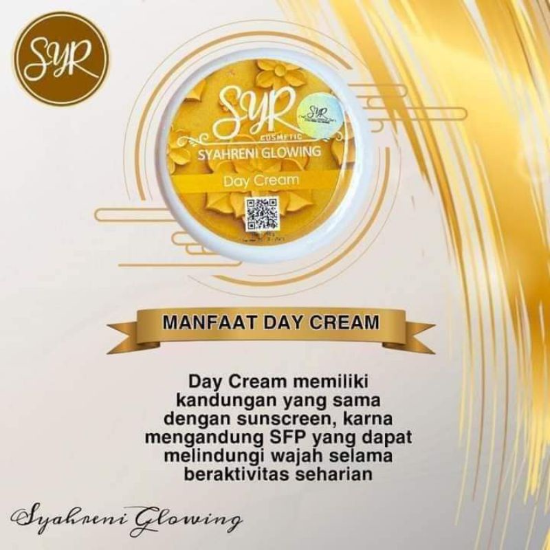 Day cream (CRAM SIANG) PAKET LENGKAP SYR GLOWING