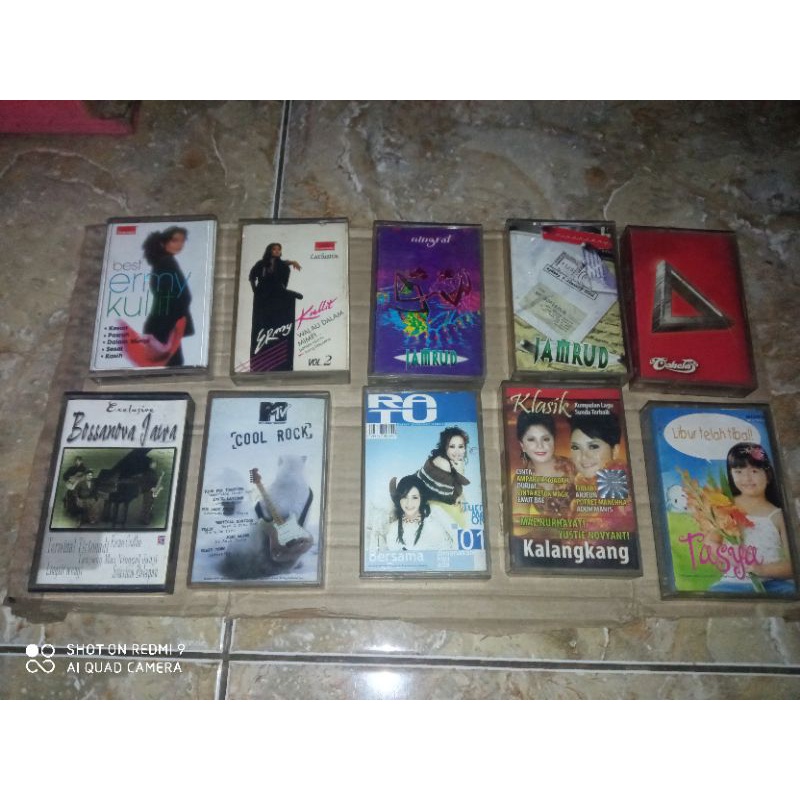 Kaset Indonesia Jamrud, cokelat, ratu, ermy kulit