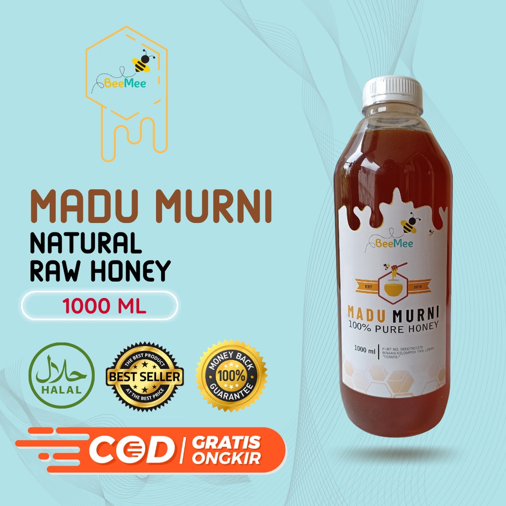 

Madu Murni BEEMEE 100% 1000ml