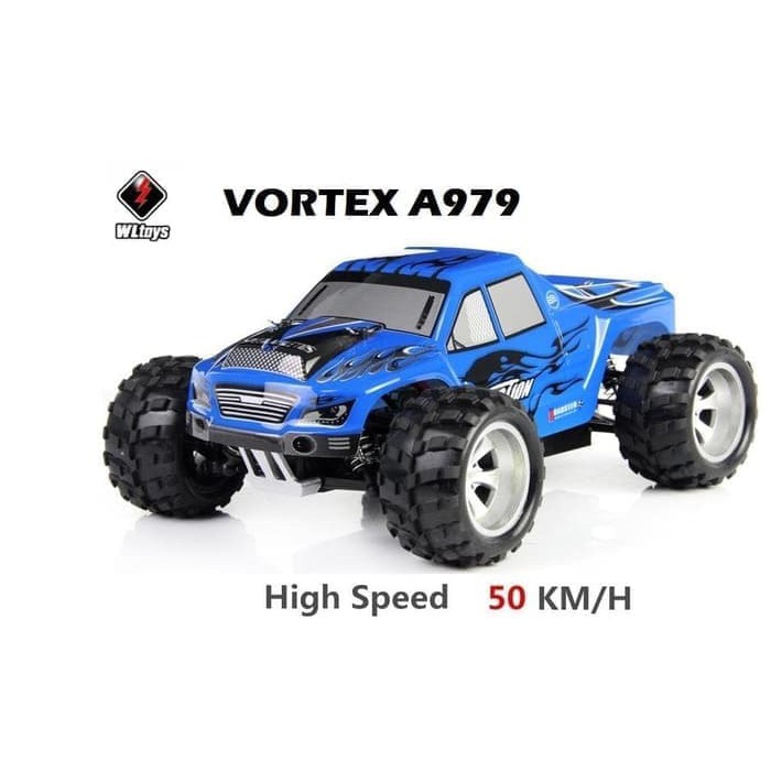 BT445 RC Mobil WL A979 Vortex Speed 50 KmH bonus kabel charger