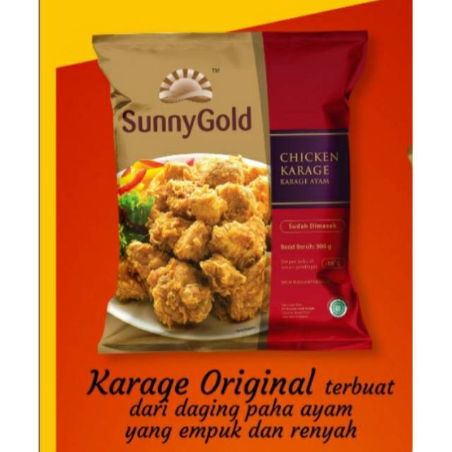 

PROMO Murah@Sunny gold Ayam Karage (Daging Ayaam Paha)500 gr