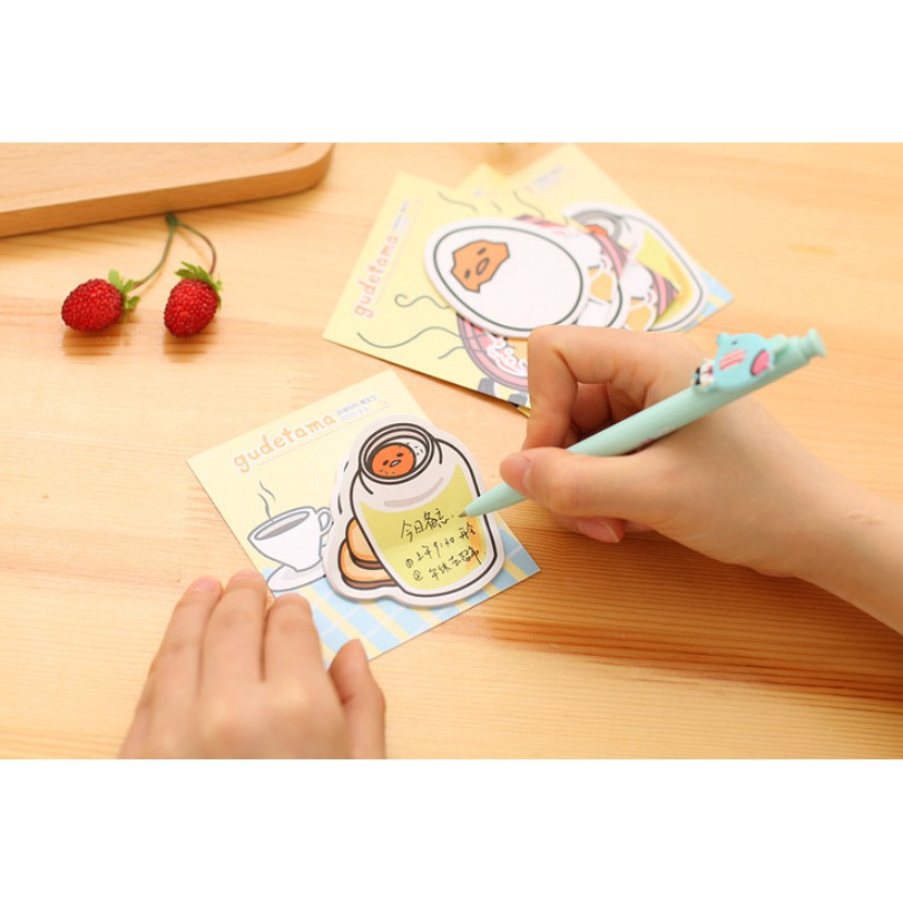 Sticky Notes / Notes Tempel Motif Gambar GUDETAMA / Sticky Notes Karakter TELUR GUDETAMA / SANRIO